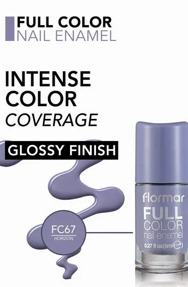 Full Color Ultra High Pigmented & Glossy Finish Nail Polish