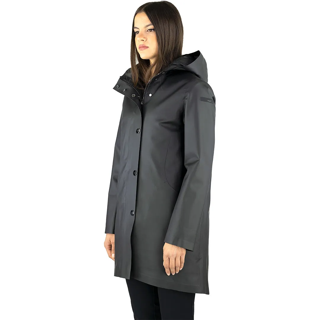 Giaccone RRD Jkt Rubber Double Parka Lady Nero