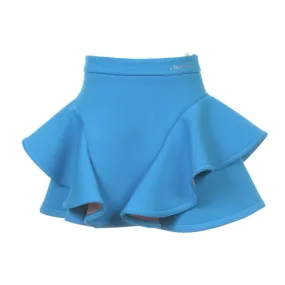 Girls Blue Frill Skirt