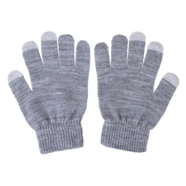 Glove Fashion touch screen Gloves colorful&Soft Cotton Winter Gloves Warmer Smartphones For Driving Glove Gift ForMen Women