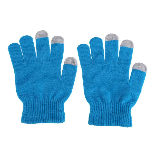 Glove Fashion touch screen Gloves colorful&Soft Cotton Winter Gloves Warmer Smartphones For Driving Glove Gift ForMen Women