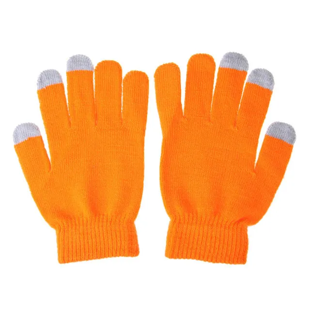 Glove Fashion touch screen Gloves colorful&Soft Cotton Winter Gloves Warmer Smartphones For Driving Glove Gift ForMen Women