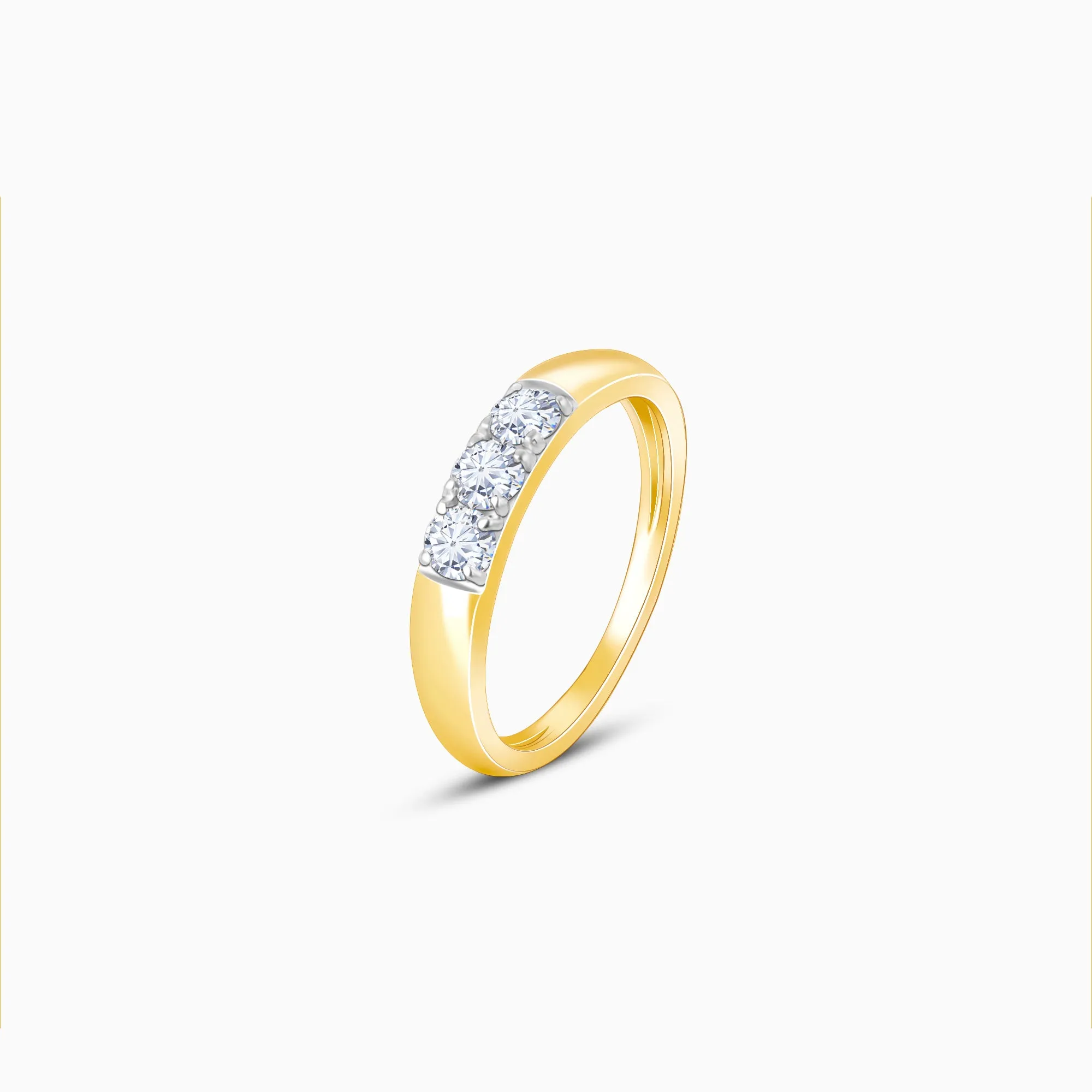 Gold Celestial Glow Diamond Ring