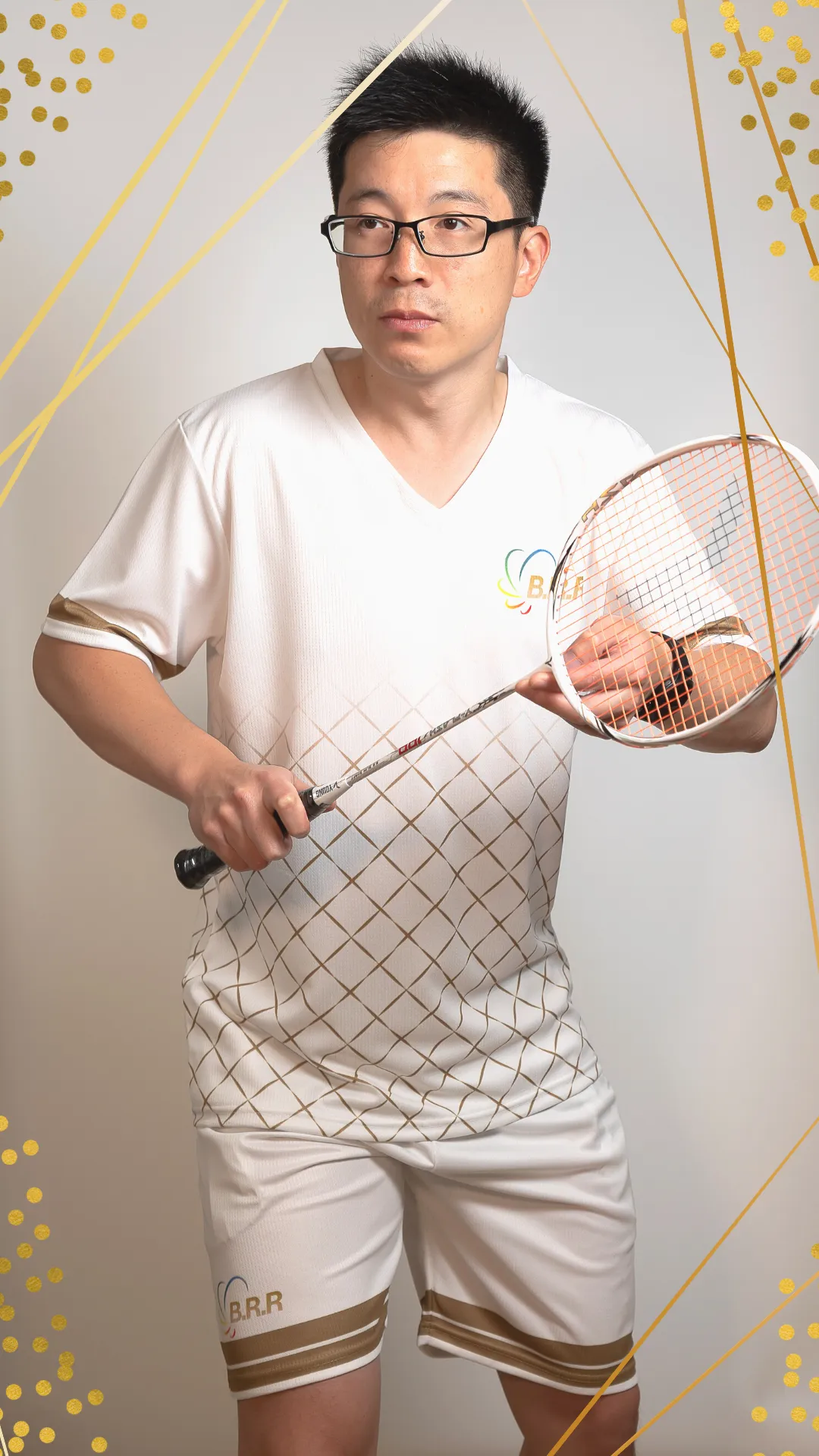 Gold Lining Badminton/Tennis/Squash T-Shirt