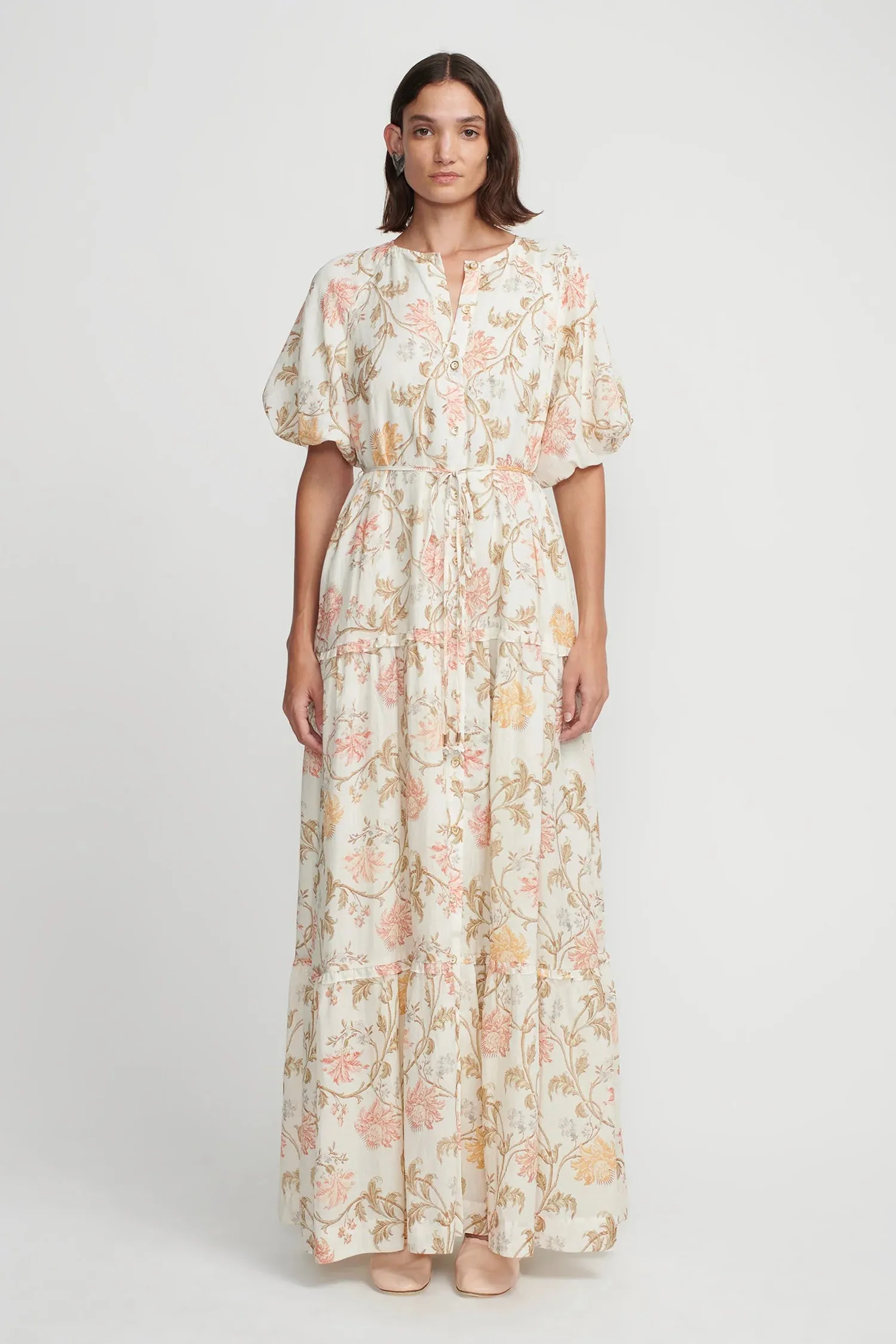 Hansen & Gretel | Margiela Maxi Dress Creme Floral