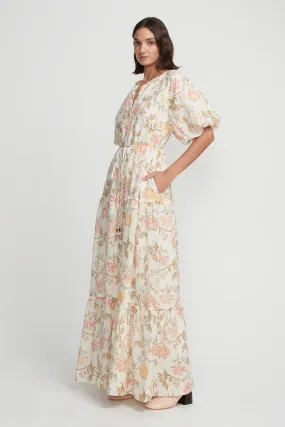 Hansen & Gretel | Margiela Maxi Dress Creme Floral