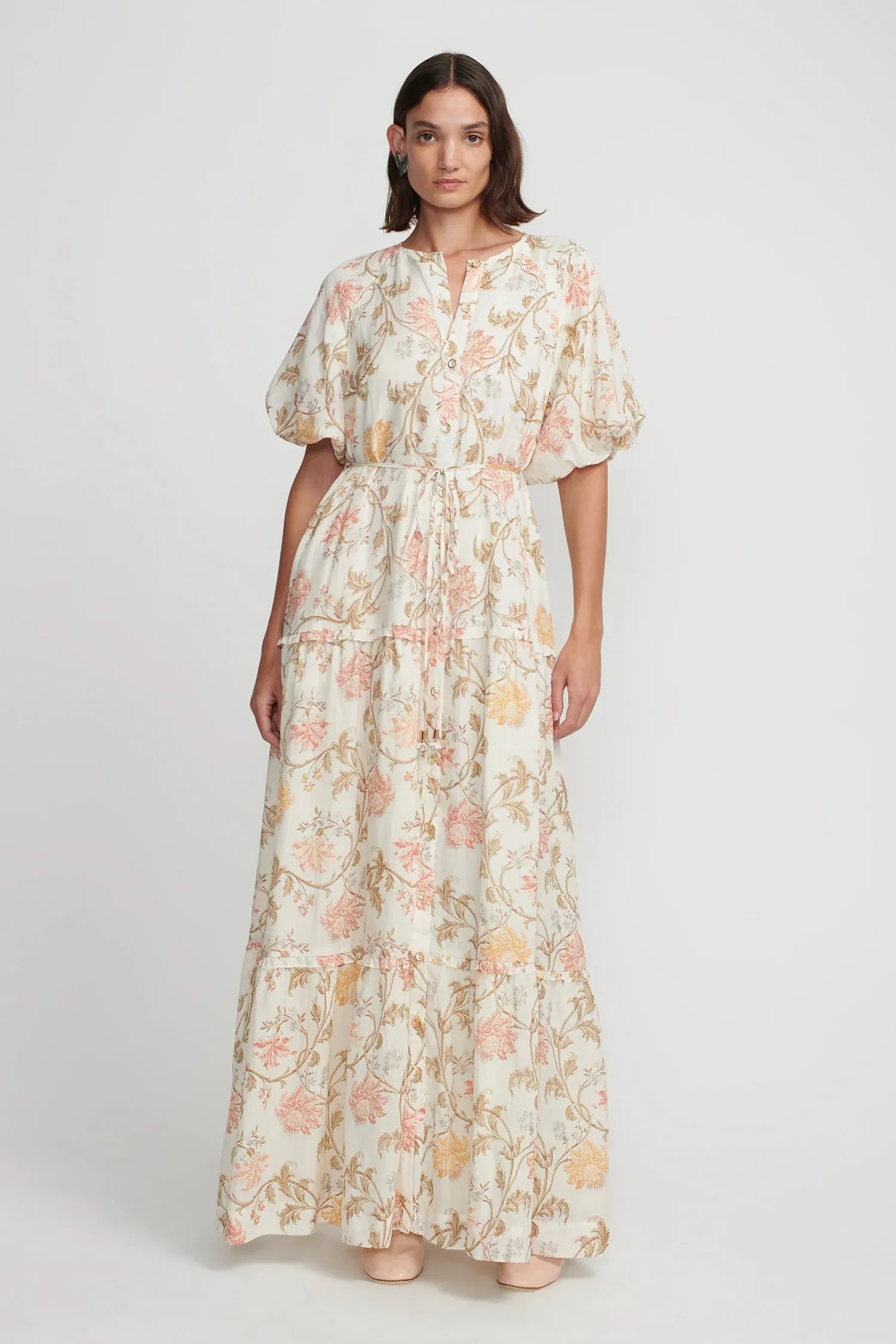 Hansen & Gretel | Margiela Maxi Dress Creme Floral