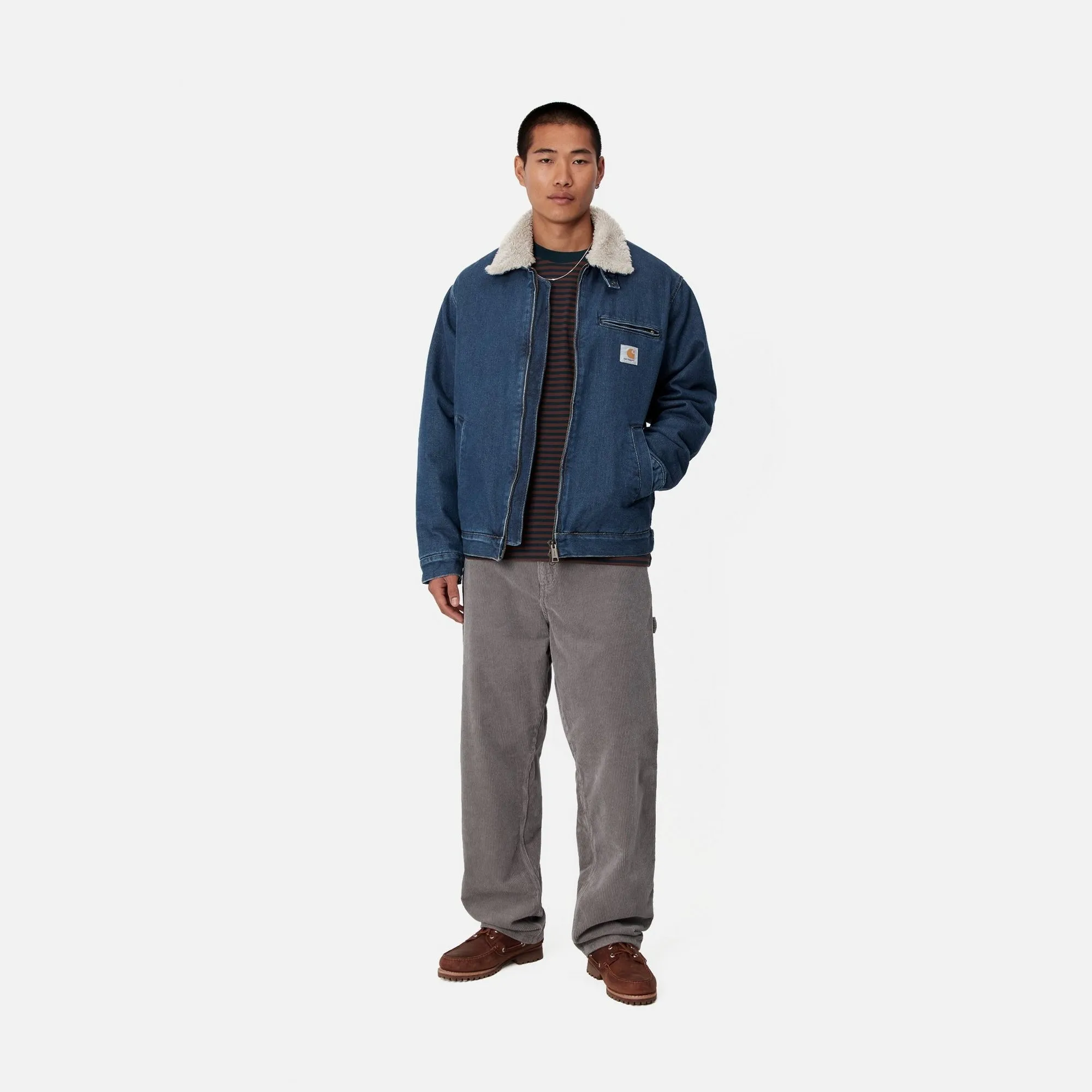 Herald Jacket | Blue / Wall (stone washed)