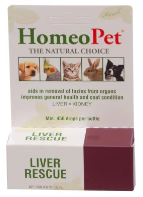 HomeoPet Liver Rescue, 15 mL