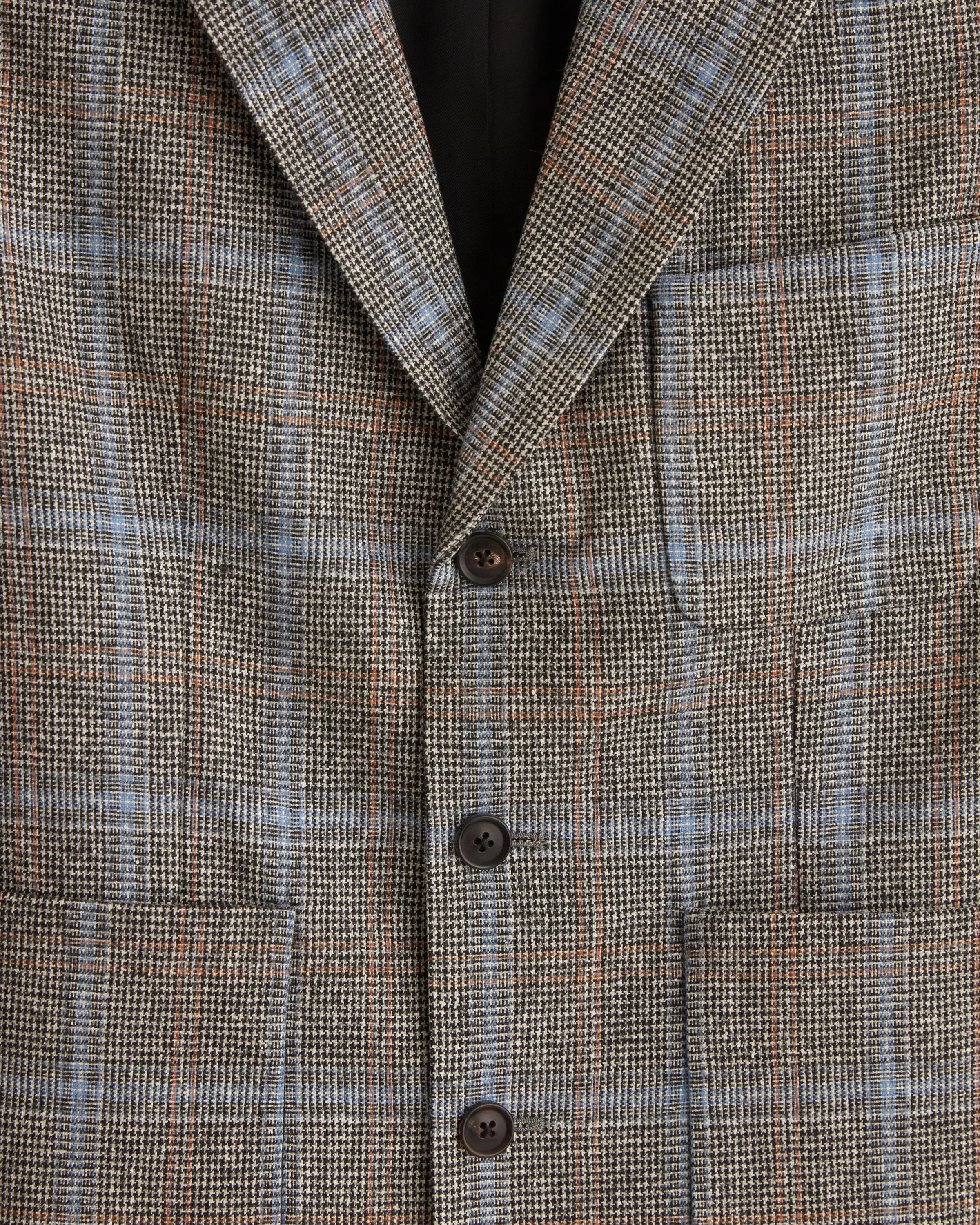 Houndstooth Pigment Suit Jacket - 38