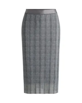 Hugo Boss Evibelle Plaid Tulle Skirt