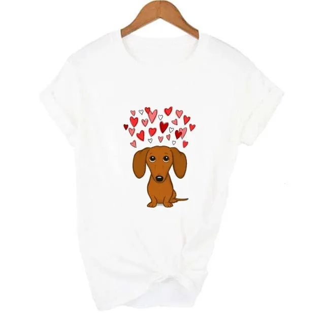 I Love Dachshunds T-Shirt