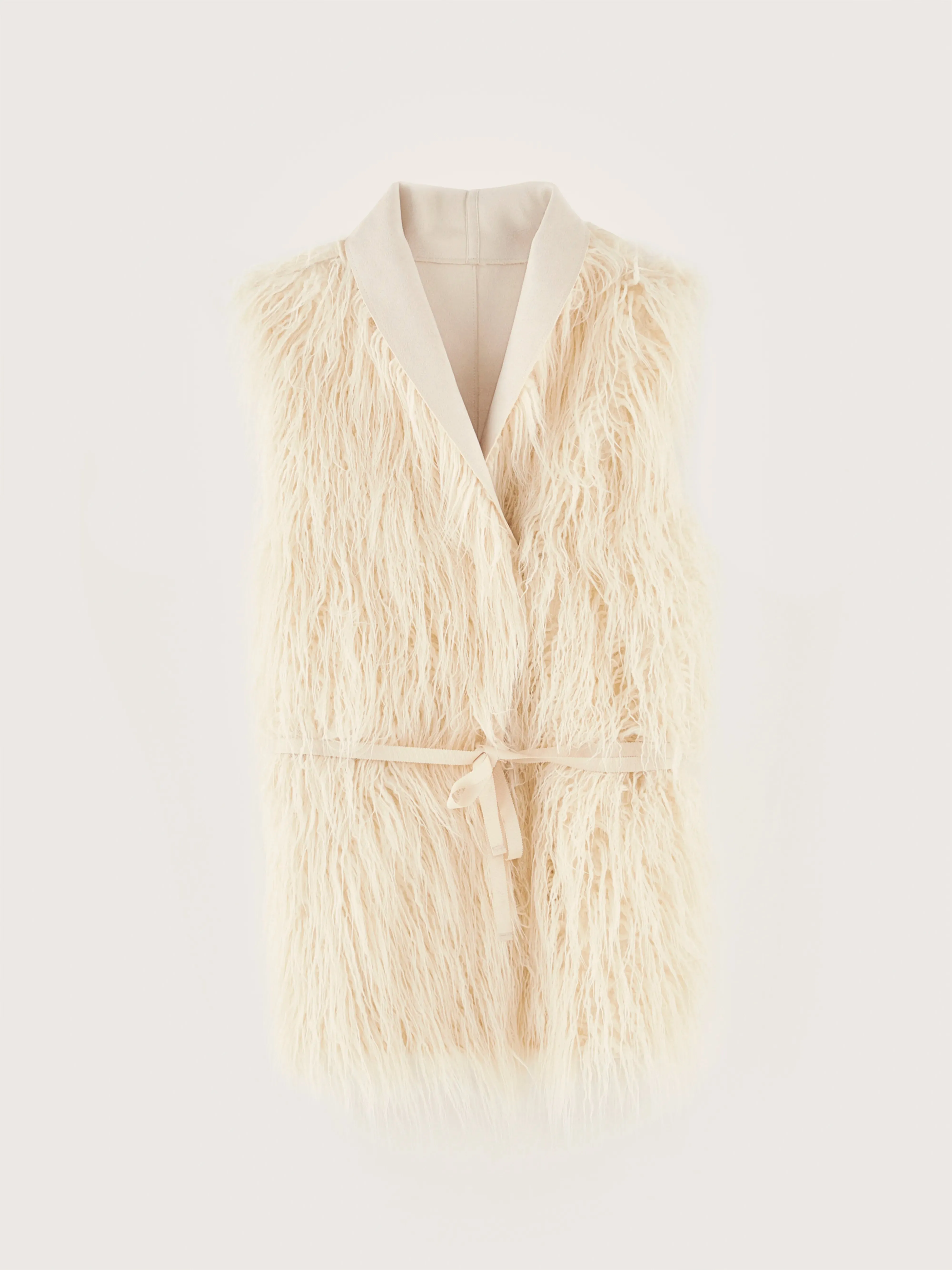 Jaden sleeveless vest (242 / W / CREAM)