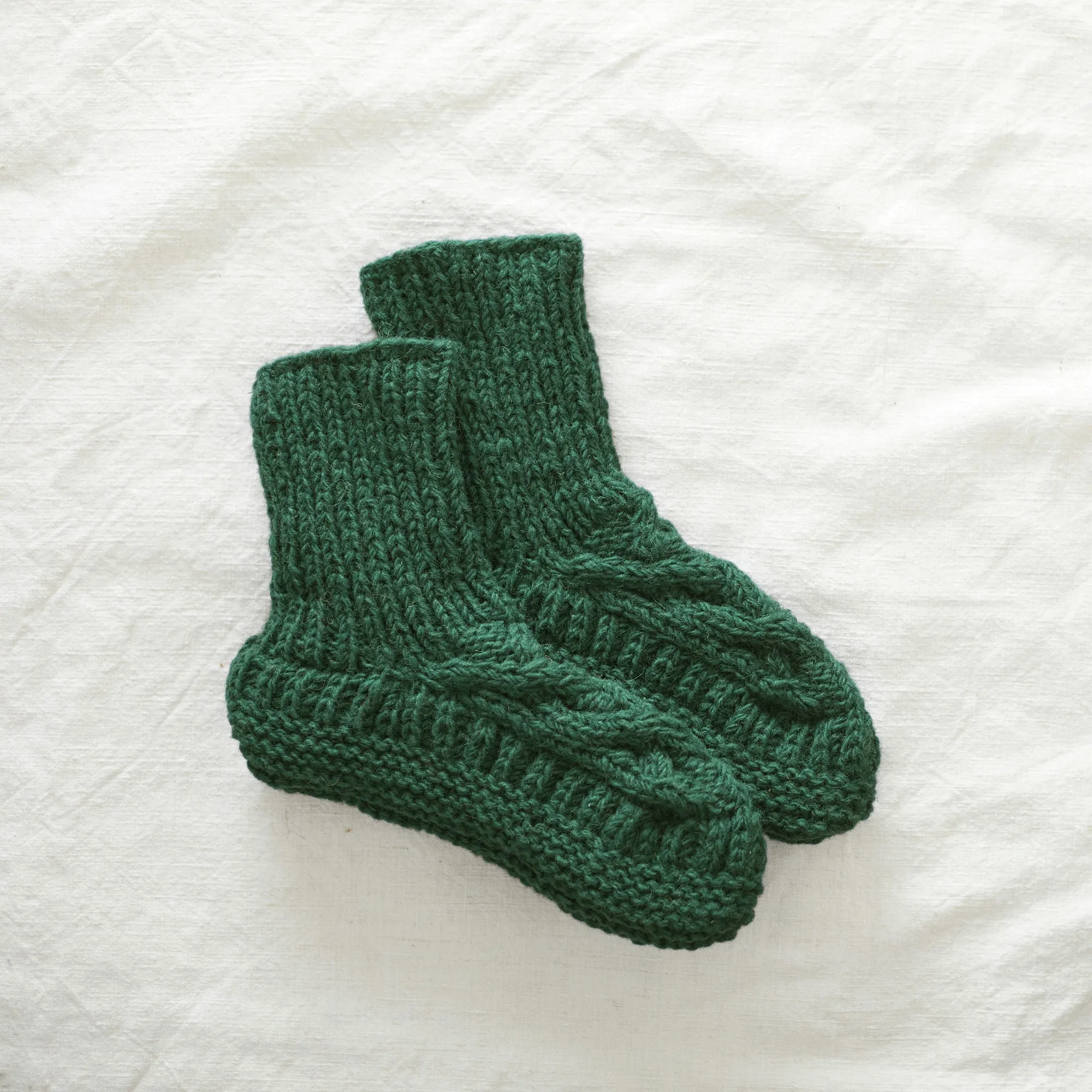 JANA Cable Knit Lined Wool Slipper Socks S/M/L (WS)