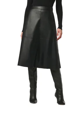 Joes Jeans The Lori Vegan Leather Skirt in Black