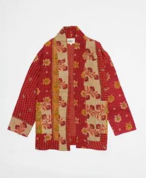 Kantha Quilted Jacket - No. 240529 - Extra Large