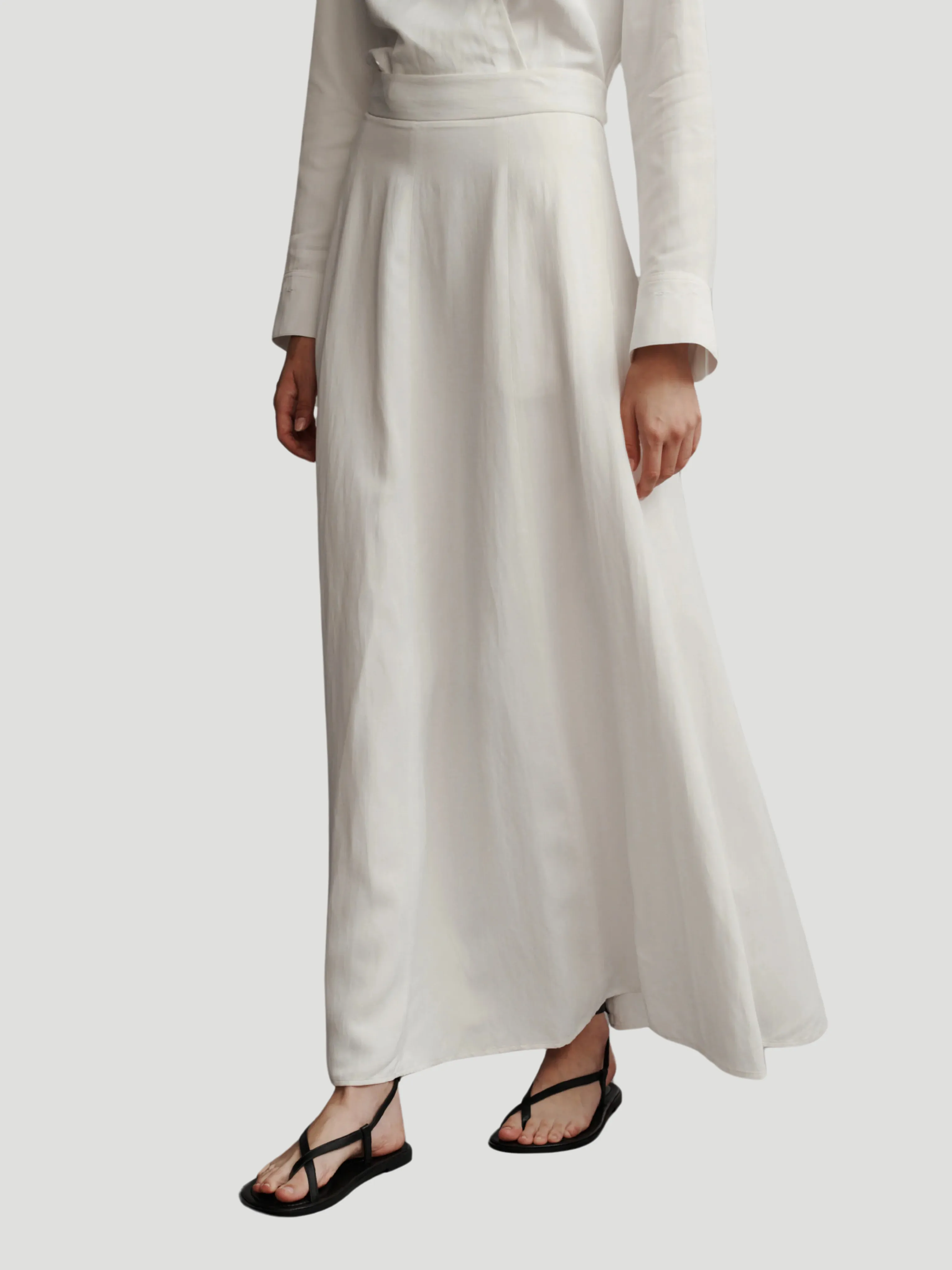 Kennedy Maxi Skirt in White