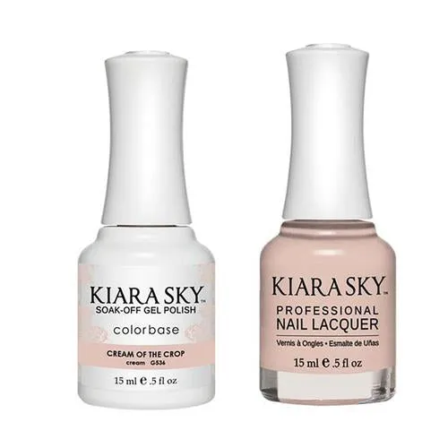 Kiara Sky Classic Gel & Polish Duo - #536 Cream of the Crop