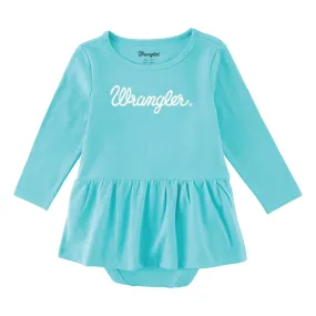 Kids Wrangler Long Sleeve Logo Skirted Bodysuit - 112338973