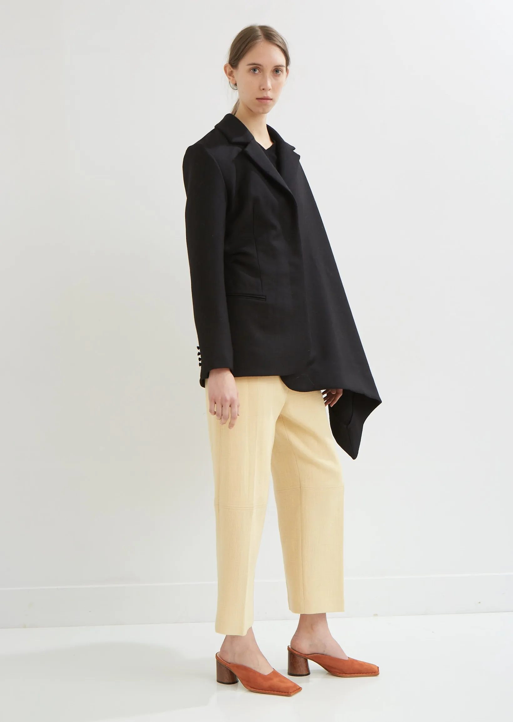 La Veste Bibi Wool Cape Blazer