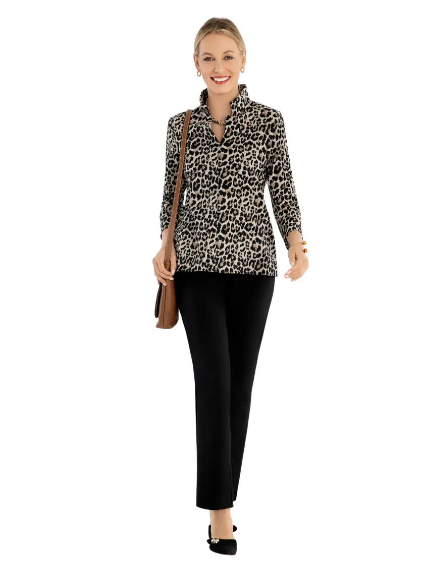 Leopard Knit Tunic