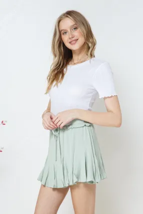 Make Time For You Skirt - Sage