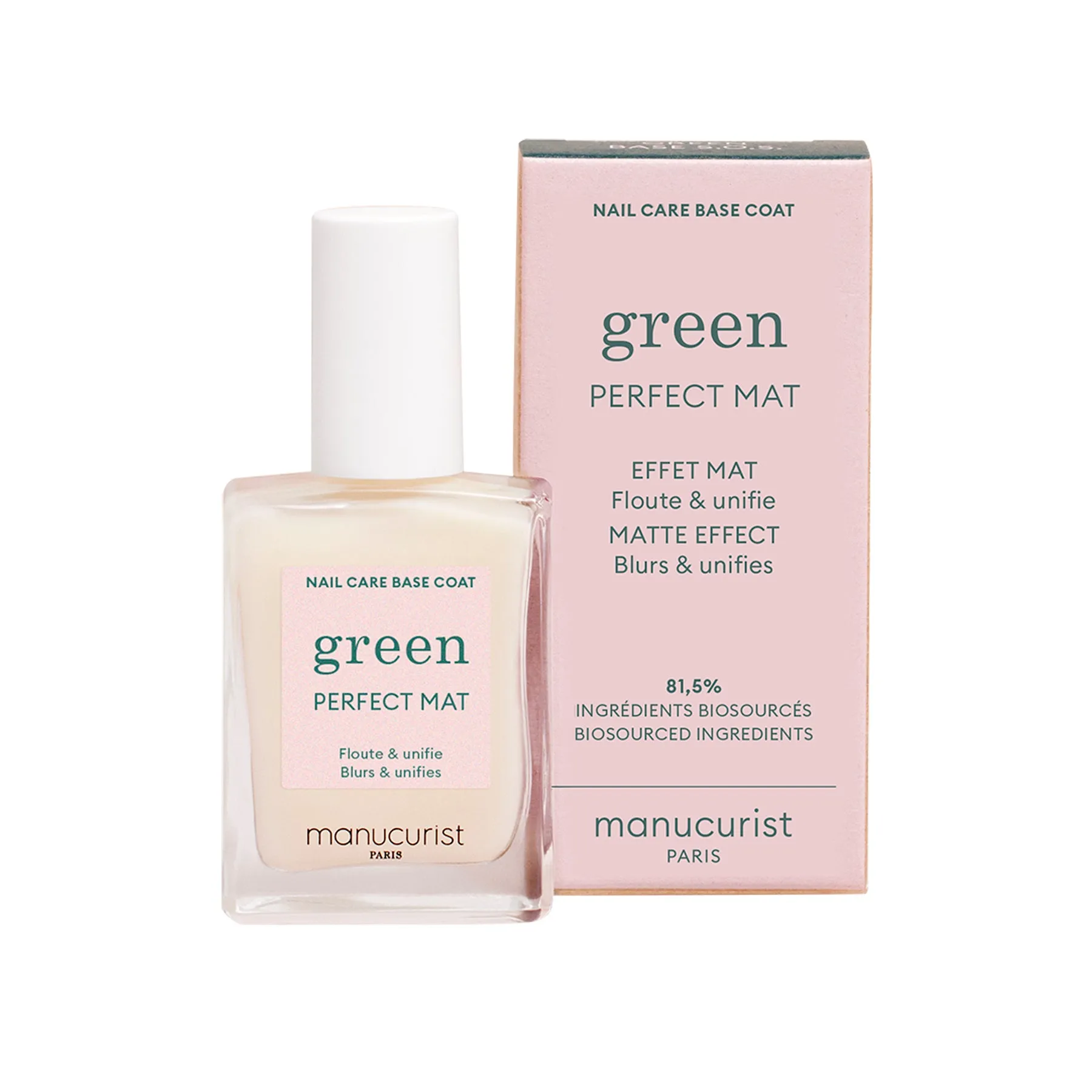 MANUCURIST - Green Nail Polish - Perfecting Matte Base Coat