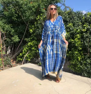 Maxi Kaftan Dress Tie Dye