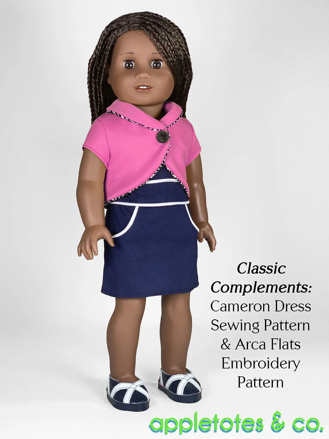 Melanie Cropped Jacket 18 Inch Doll Sewing Pattern