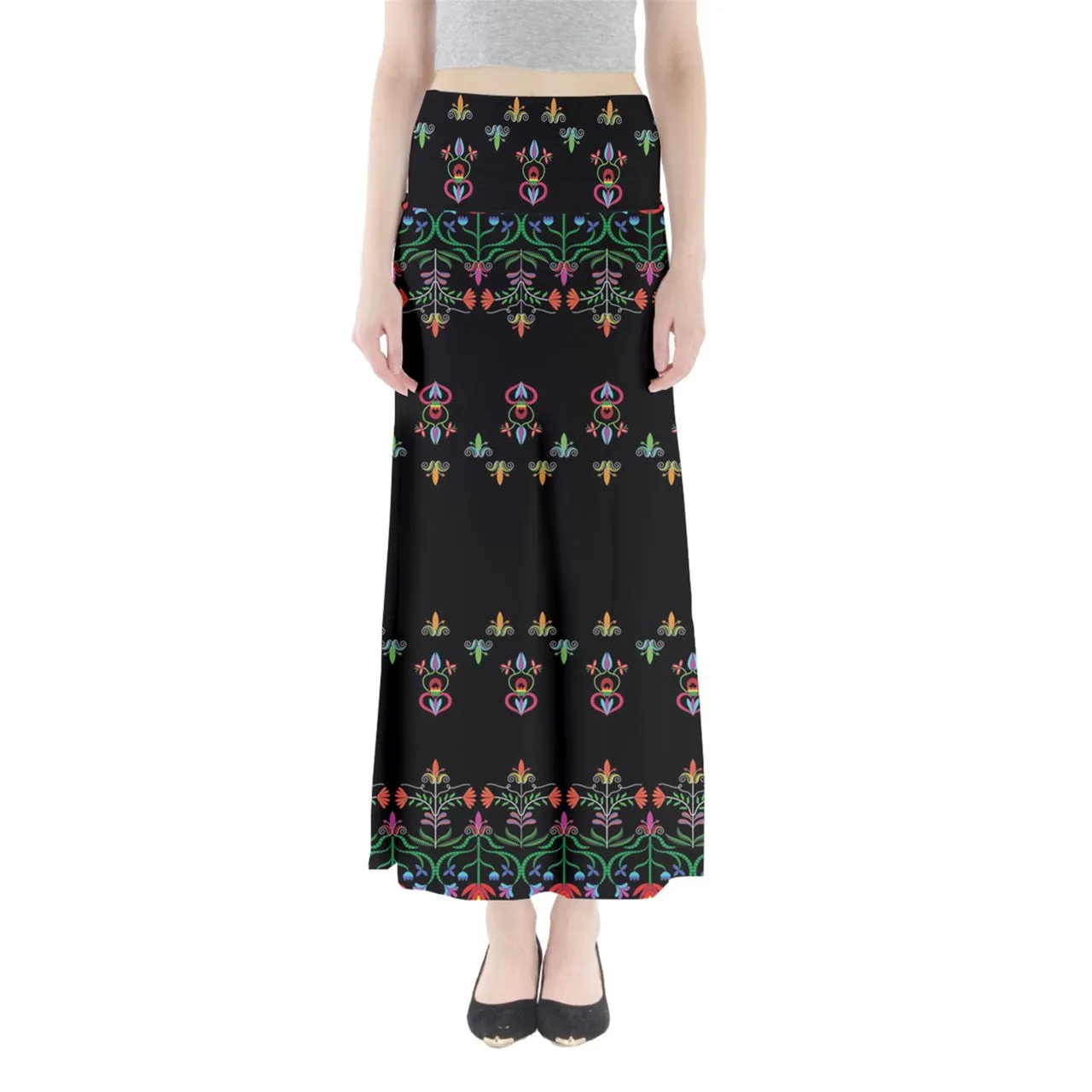 Metis Corn Mother Full Length Maxi Skirt