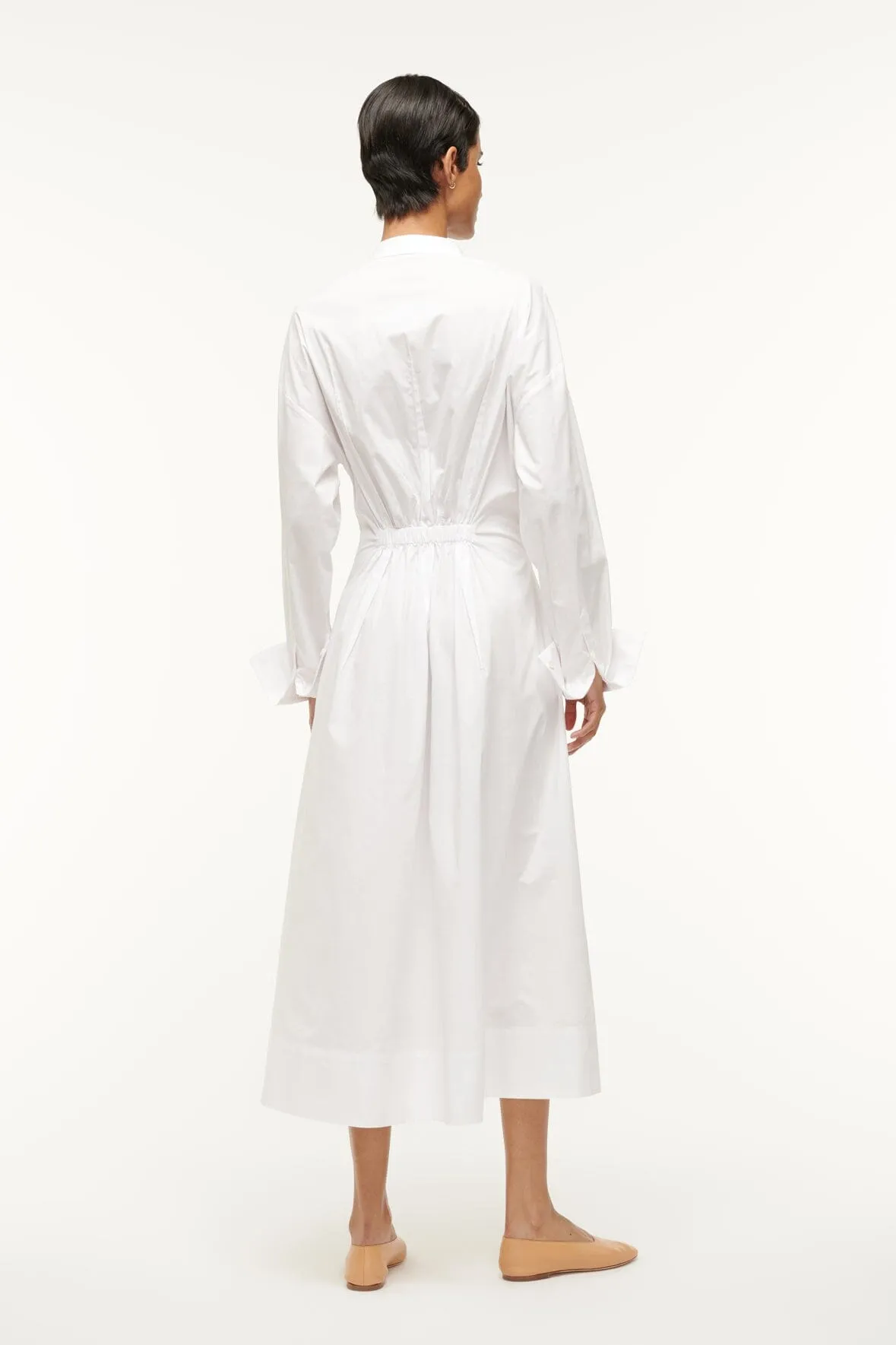 MIDI LORENZA DRESS | WHITE