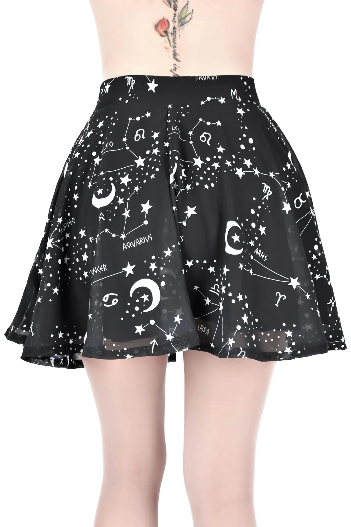 Milky Way Chiffon Skirt