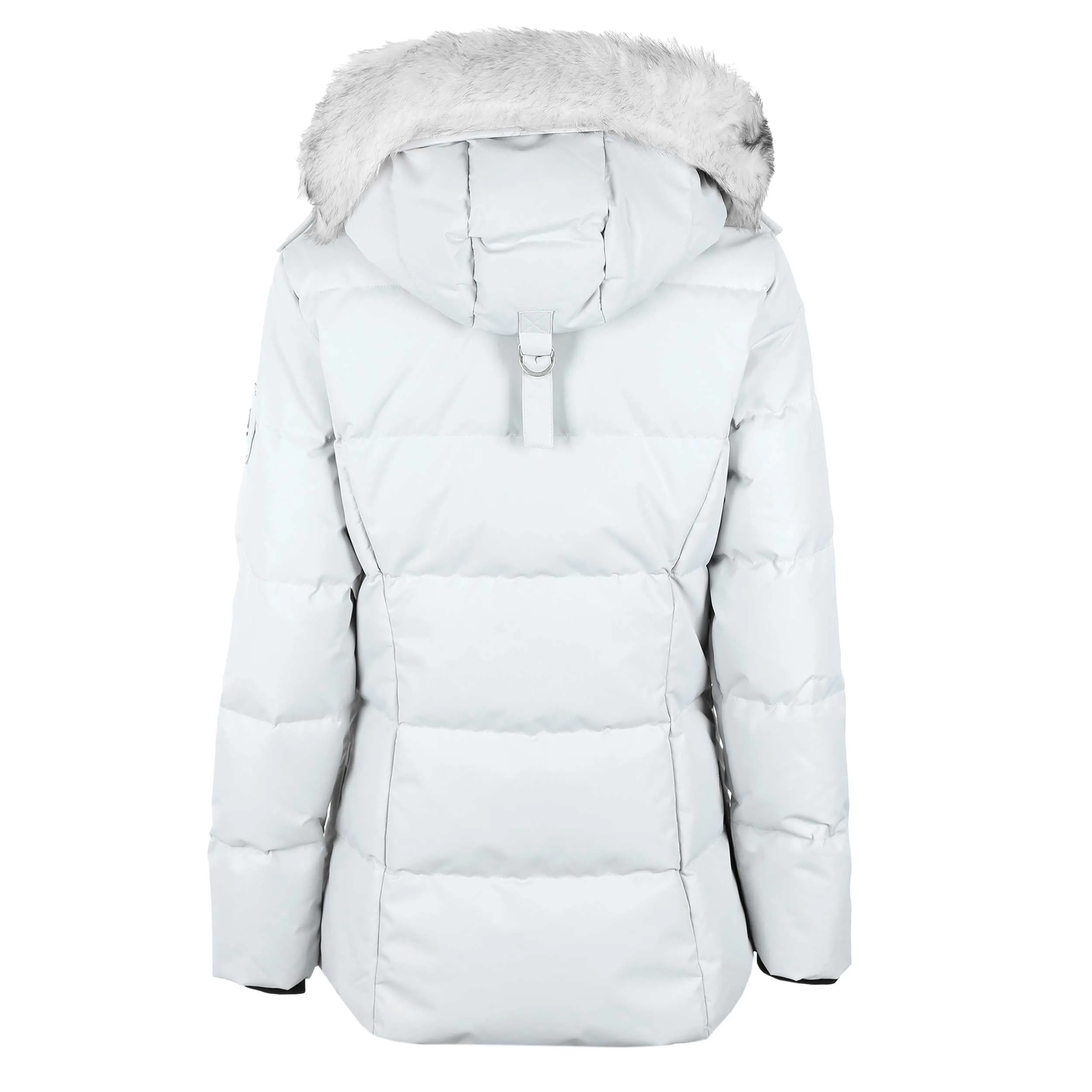 Moose Knuckles W Cloud 3Q SH Ladies Jacket in Stone & Natural Fur