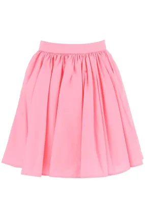 Msgm poplin circular skirt