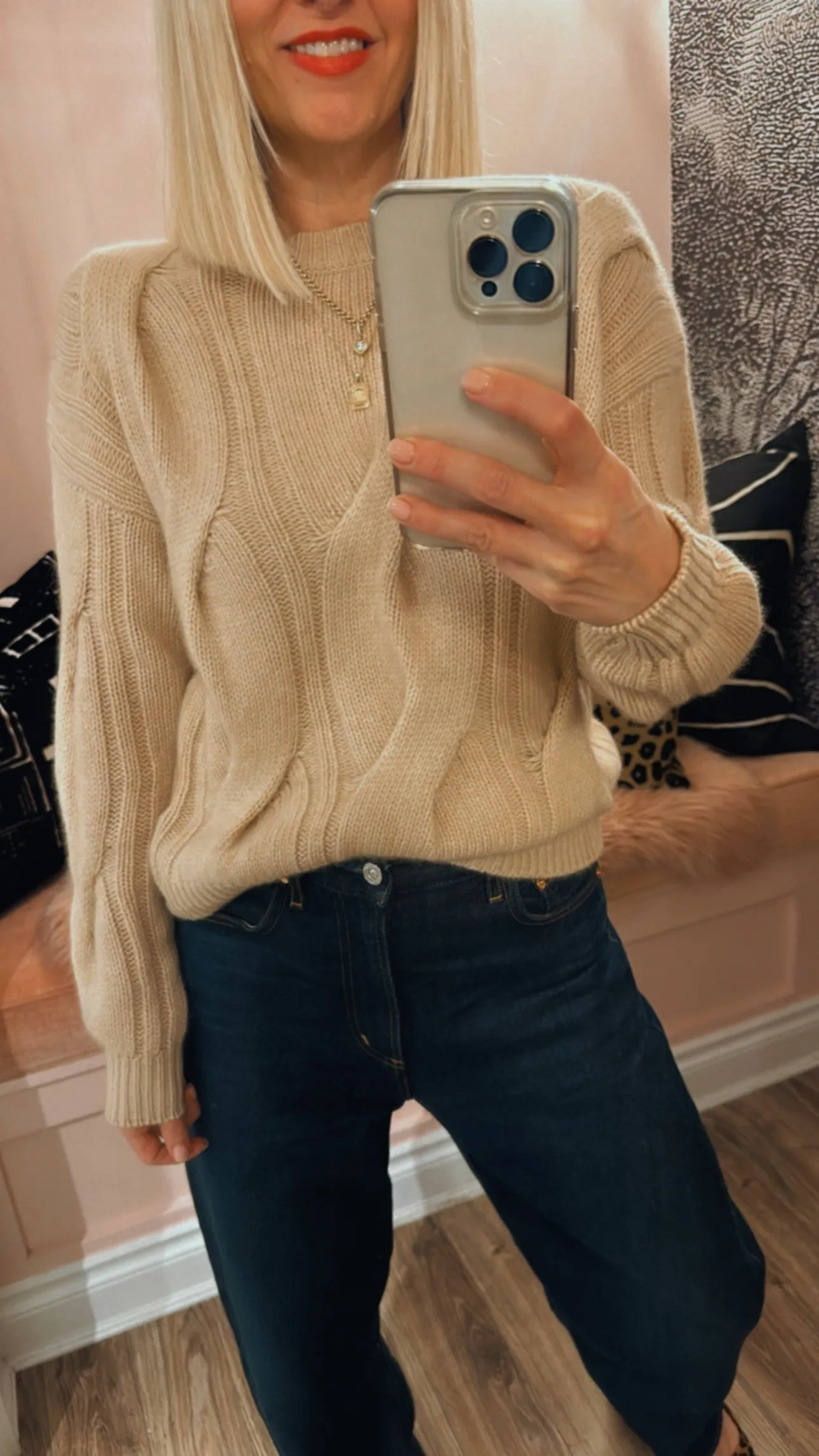 'Nils' Twisted Round Neck Sweater