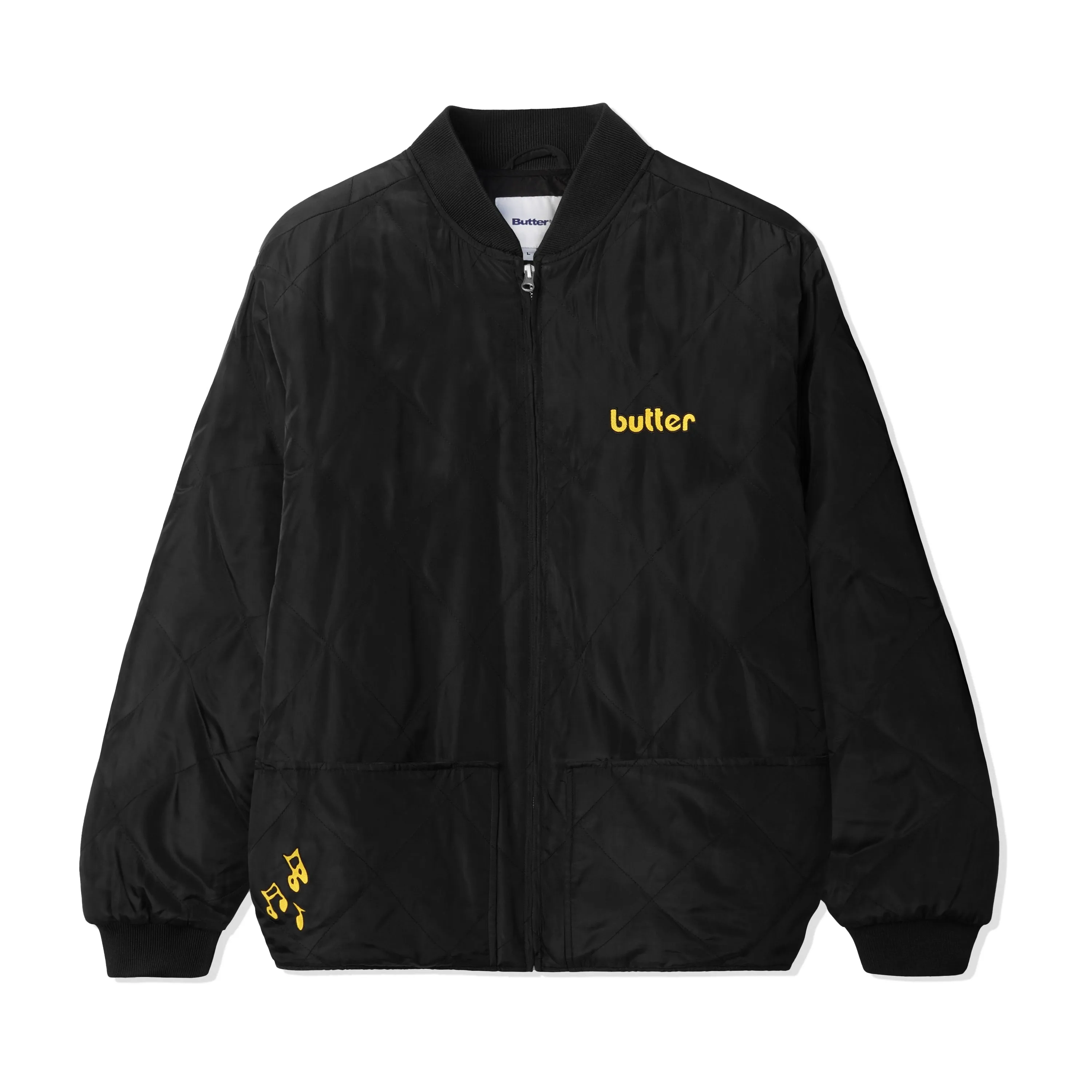 Noise Pollution Quilted Work Jacket, Black