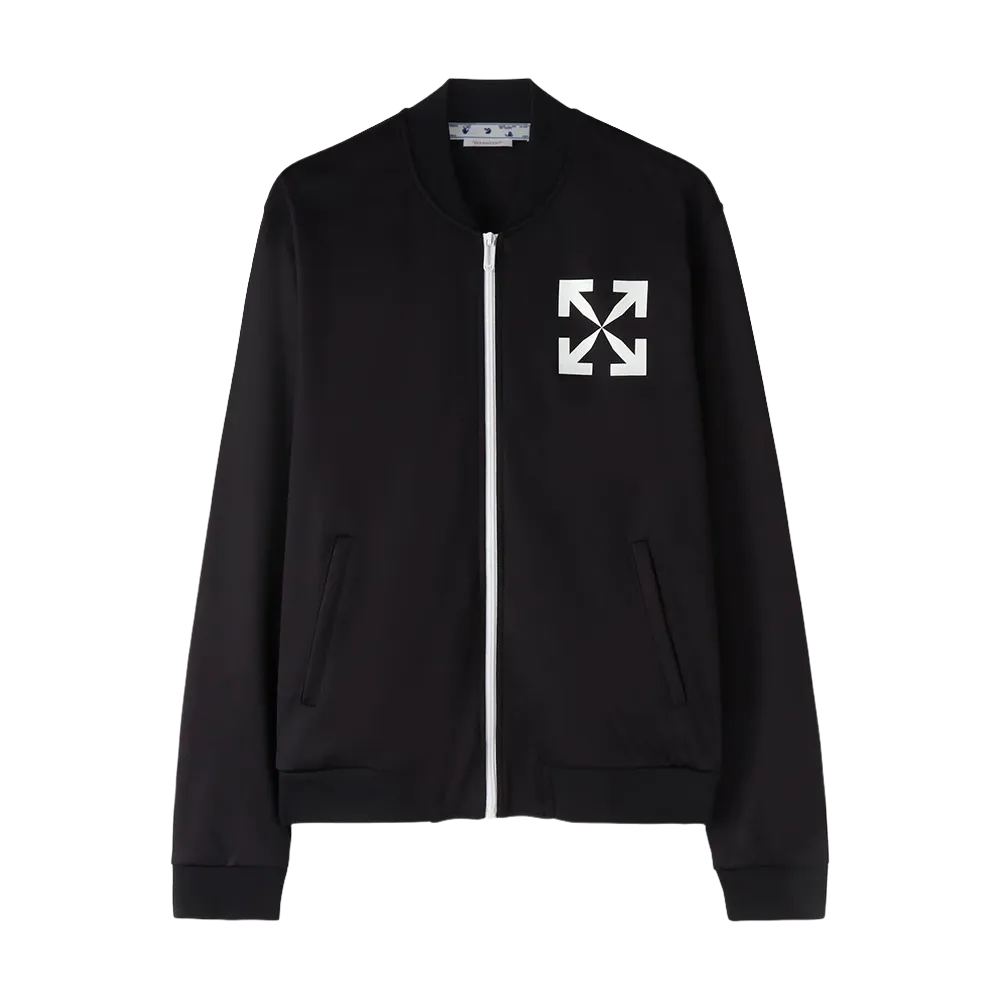 OFF-WHITE Single Arrow Track Jacket Black