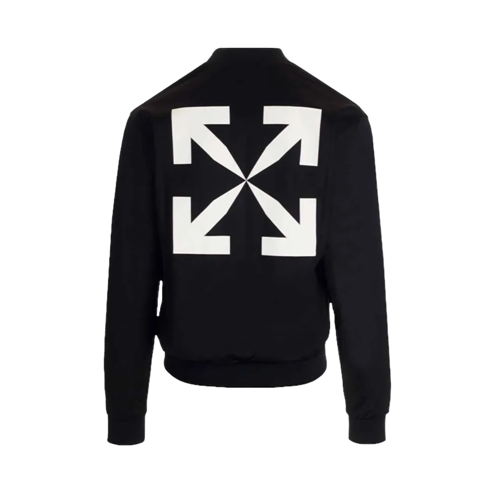 OFF-WHITE Single Arrow Track Jacket Black