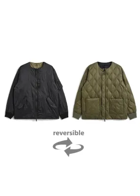 Olive Black Reversible MA-1 Down Jacket