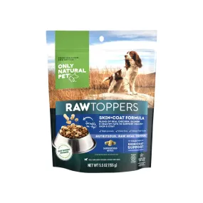 Only Natural Pet Raw Toppers Skin   Coat Formula Dog Food Topper