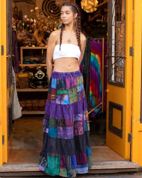 Patchwork Maxi Skirt