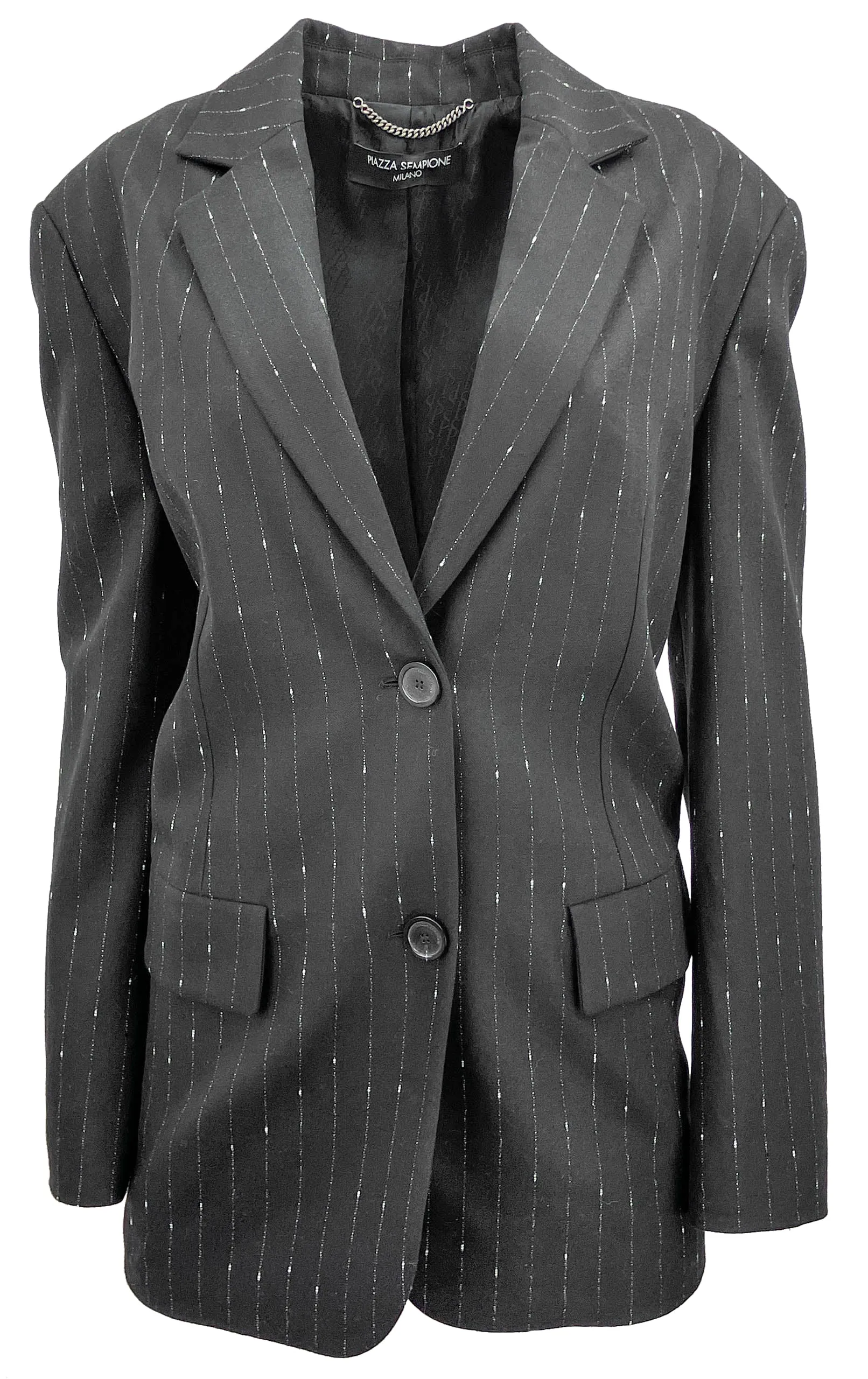 Piazza Sempione Blazer in Black/White