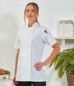 Premier Short Sleeve Chef's Jacket (Ladies)