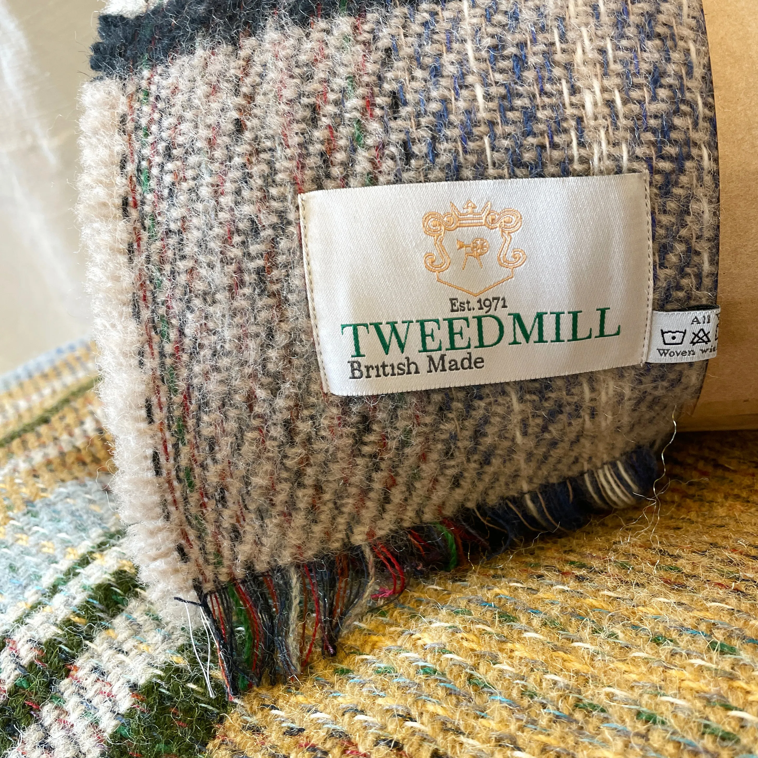 RANDOM Tweedmill Random Recycled Wool Picnic Blanket