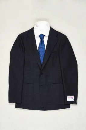 Ring Jacket 269F Dark Blue Balloon Wool Sport Coat