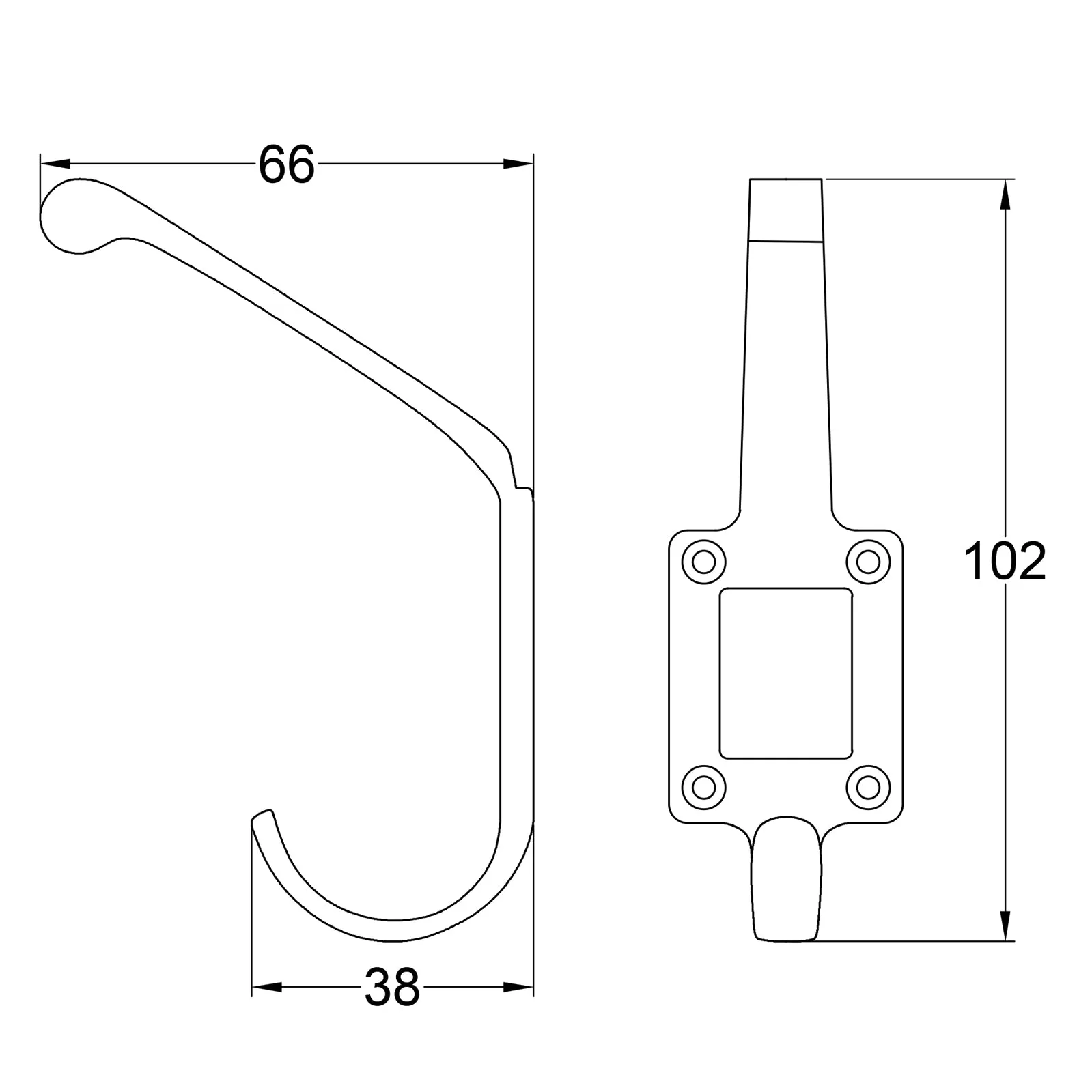 School Label Coat Hook