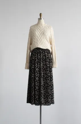 snowdrop maxi skirt