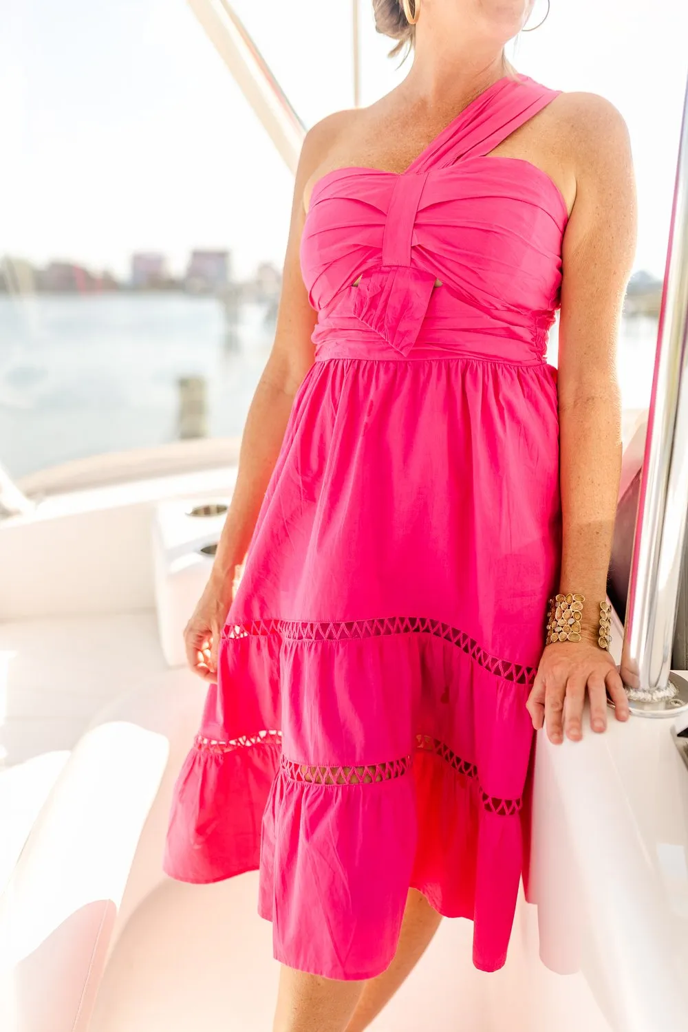 Southern Frock Elle Midi Dress - Pink