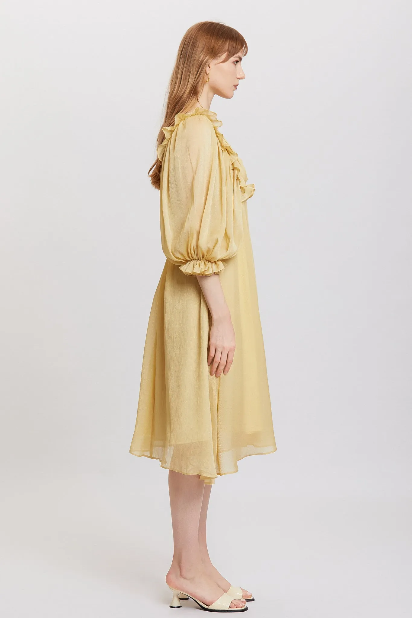 ST | Oncidium Chiffon Maxi Dress