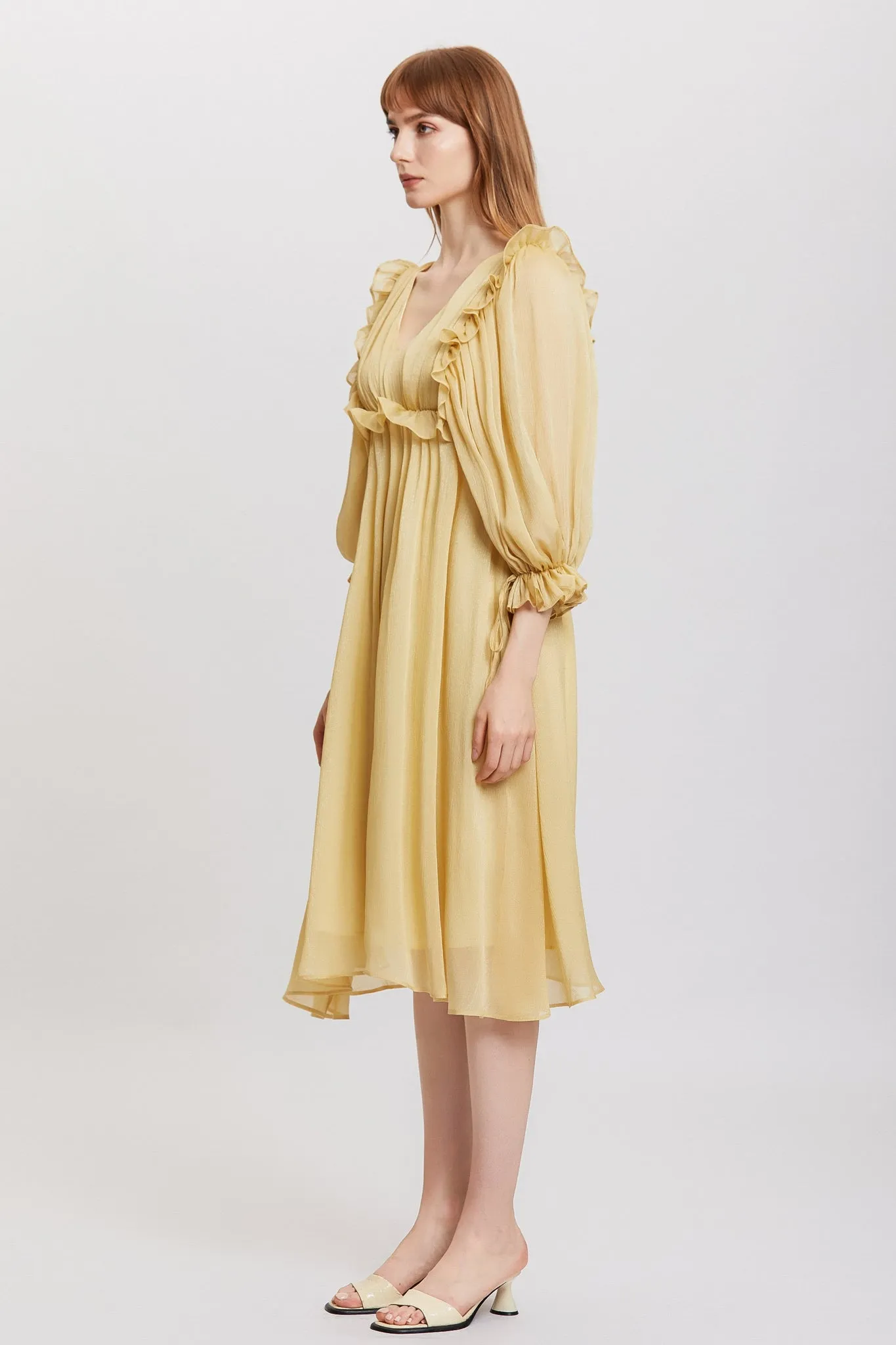 ST | Oncidium Chiffon Maxi Dress